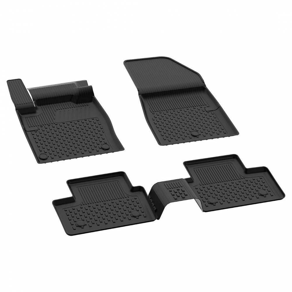 Sahler gumene tipske patosnice za Nissan Micra 2017+, komplet od 4 komada sa visokom ivicom